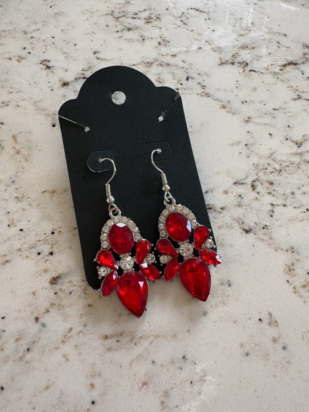 Paparazzi Stunning Starlet Red Earrings
